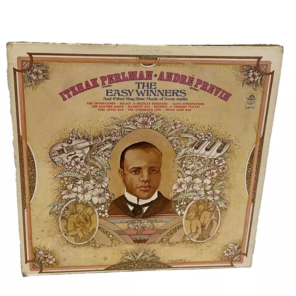 Itzhak Perlman André Previn The Easy Winners (Vinyl, 1975) Angel Records S-37113